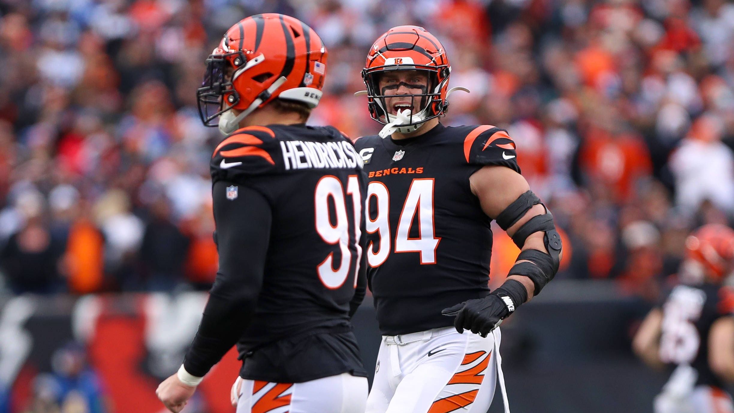 <strong>Platz 3: Cincinnati Bengals - 63 Millionen US-Dollar</strong><br>Anzahl der Spieler: 12<br>Top-Verdiener: Trey Hendrickson (DE) - 20,2 Millionen US-Dollar<br>Durchschnitts-Cap-Space pro Spieler: 5,3 Millionen US-Dollar<br>Prozentualer Anteil der D-Line am Cap Space: 23,75%