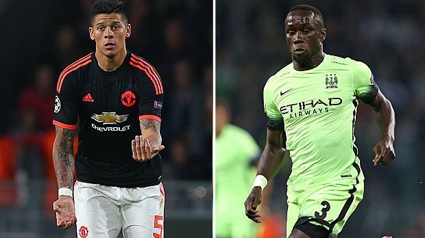 
                <strong>Linker Außenverteidiger: Marcos Rojo vs. Bacary Sagna</strong><br>
                Linker Außenverteidiger: Marcos Rojo vs. Bacary Sagna. Beide Duellanten sind keine gelernten Linksverteidiger. Rojo (li.) fühlt sich in der Zentrale wohler, Sagna ist auf der rechten Seite zu Hause. Der Franzose spielt bislang eine konstante Saison während Uniteds Vize-Weltmeister immer wieder mit Blessuren zu kämpfen hat. Auch deshalb räumt Sagna den Punkt zum 3:2 ab.
              