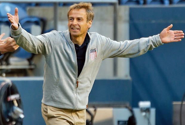 
                <strong>Gruppe G: USA</strong><br>
                Neben Prince Boateng feiert auch Jürgen Klinsmann großes Wiedersehen mit seinen Ex-Kollegen. Ob sein Team gegen Deutschland eine ähnlich gute Leistung abrufen kann wie beim Sieg im Sommer 2013?
              