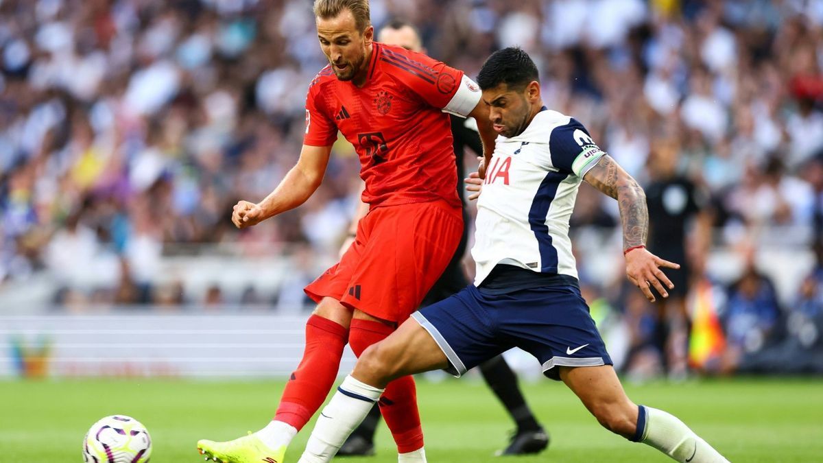 Harry Kane im August 2024 gegen die Spurs