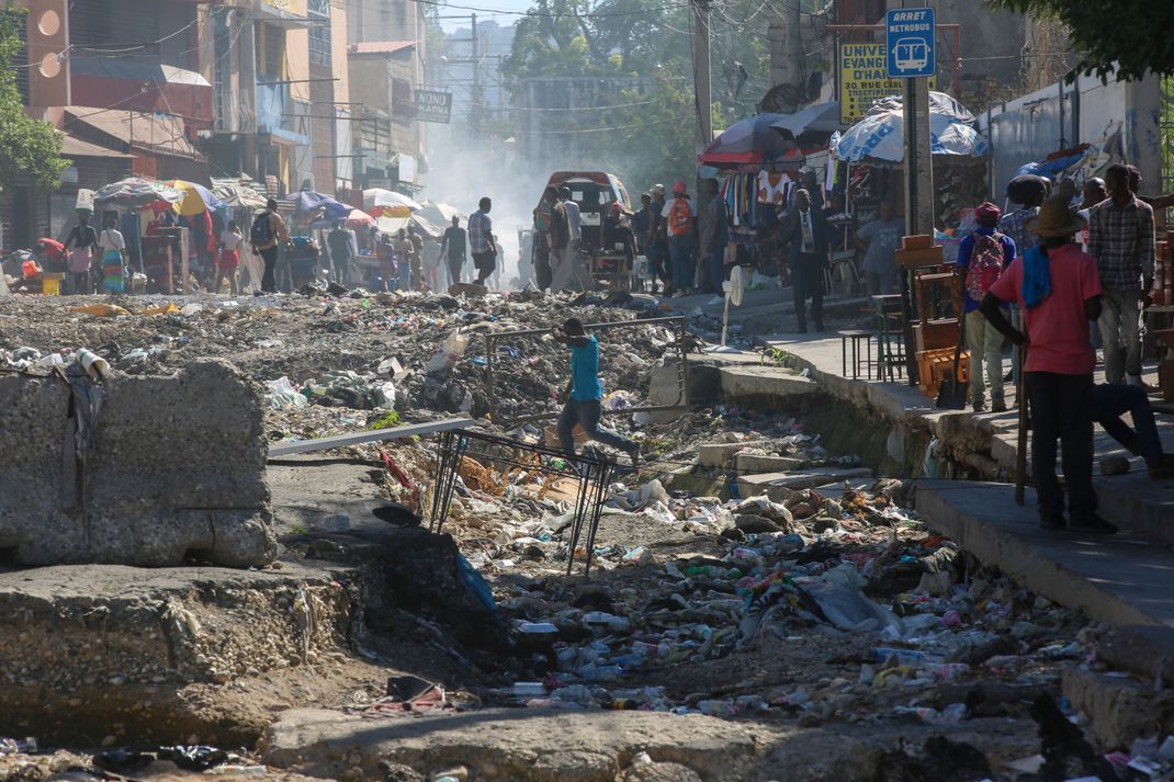 Ort der blutigen Tat war ein Armenviertel in der haitianischen Hauptstadt Port-au-Prince.