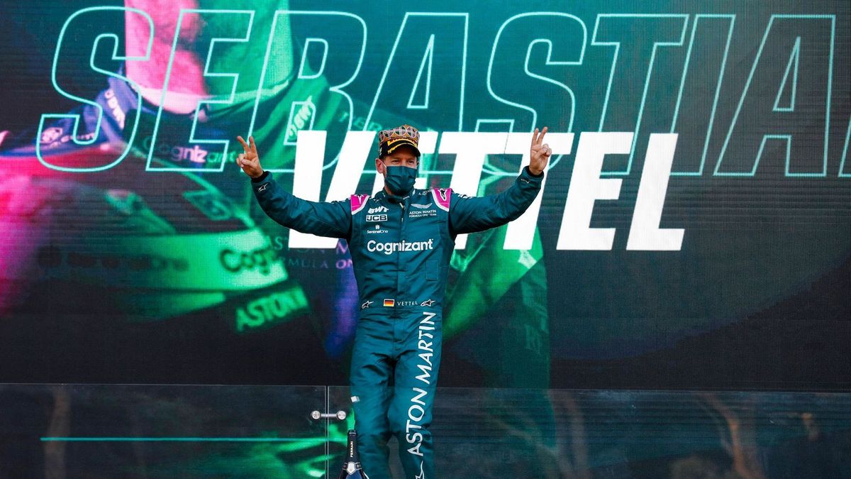 Vettel Podium