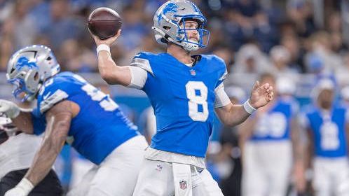 <strong>Detroit Lions</strong><br>Drittrundenpick Isaac TeSlaa könnte sich als Draft-Steal entpuppen, so gut wie der Receiver spielte. Kyle Allen hat den mittlerweile aussortierten Hendon Hooker als Ersatz für QB Jared Goff ausgestochen. Die Partien waren zudem positiv. Das Team ist bereit für mehr.<br><strong>Note: 2</strong>