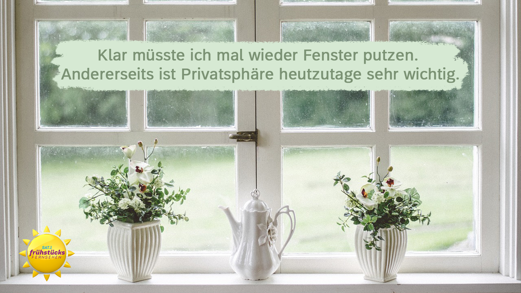 Lange nicht mehr Fenster geputzt? Dann stell doch einfach diesen Spruch in deinen WhatsApp-Status.