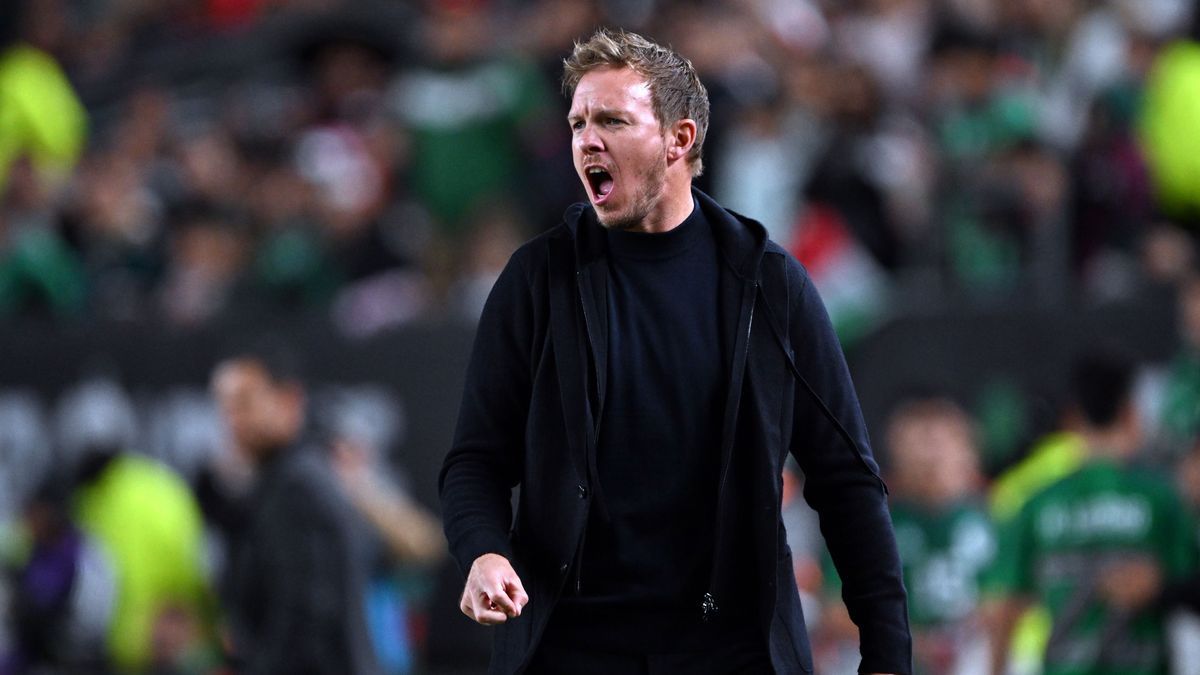 Bundestrainer Julian Nagelsmann beim Länderspiel gegen Mexiko