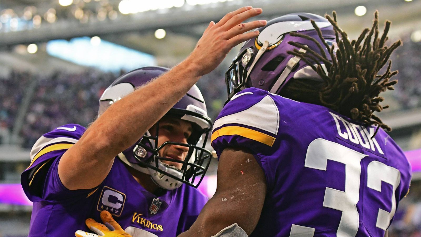 
                <strong>Minnesota Vikings</strong><br>
                Division: NFC NorthBilanz: 7-6-1Playoff-Wahrscheinlichkeit: 62 Prozent
              