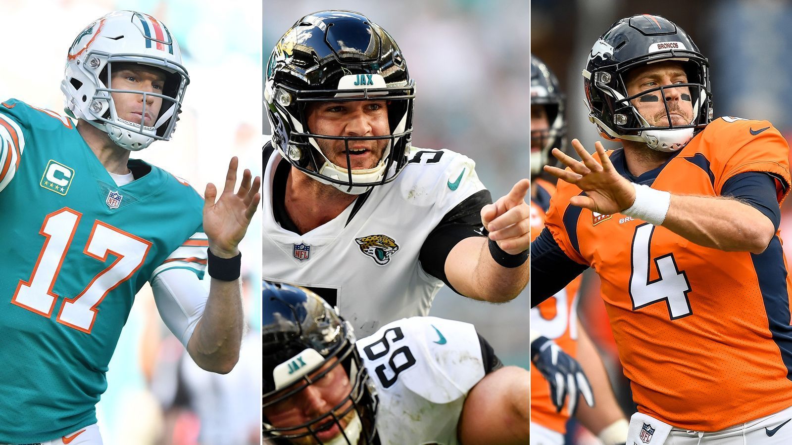 
                <strong>Bortles und Co.: Die Quarterback-Problemfälle in der NFL</strong><br>
                Das allseits beliebte "Bäumchen-wechsel-dich"-Spiel in der NFL ist seit dem Saisonende schon wieder voll im Gange und wird in der anstehenden Offseason sicherlich noch weiter mächtig Fahrt aufnehmen. Vor allem auf der Position des Quarterbacks könnte es dabei allerdings zu Engpässen kommen. Denn wie viele NFL-Experten erwarten, werden unter Umständen deutlich mehr Signal Caller auf den Markt gespült, als es Starting-Positionen zu vergeben gibt. Demnach suchen - wenn überhaupt - nur die Jacksonville Jaguars, Miami Dolphins, Washington Redskins, Cincinnati Bengals und New York Giants neue Starting-Quarterbacks. Keine guten Nachrichten für die kommenden zehn Namen. ran.de zeigt die Quarterback-Problemfälle der NFL.
              