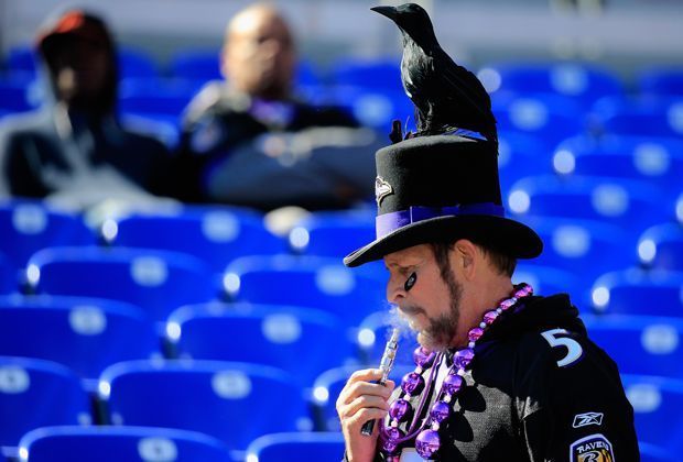 
                <strong>Baltimore Ravens - Atlanta Falcons 29:7</strong><br>
                Mit mächtig Dampf gehen die Baltimore Ravens in den 7. Spieltag. Zu Gast sind die Falcons aus Atlanta. Im Vogel-Duell sind die Greifvögel dem Schwarm der Ravens hilflos ausgeliefert.
              