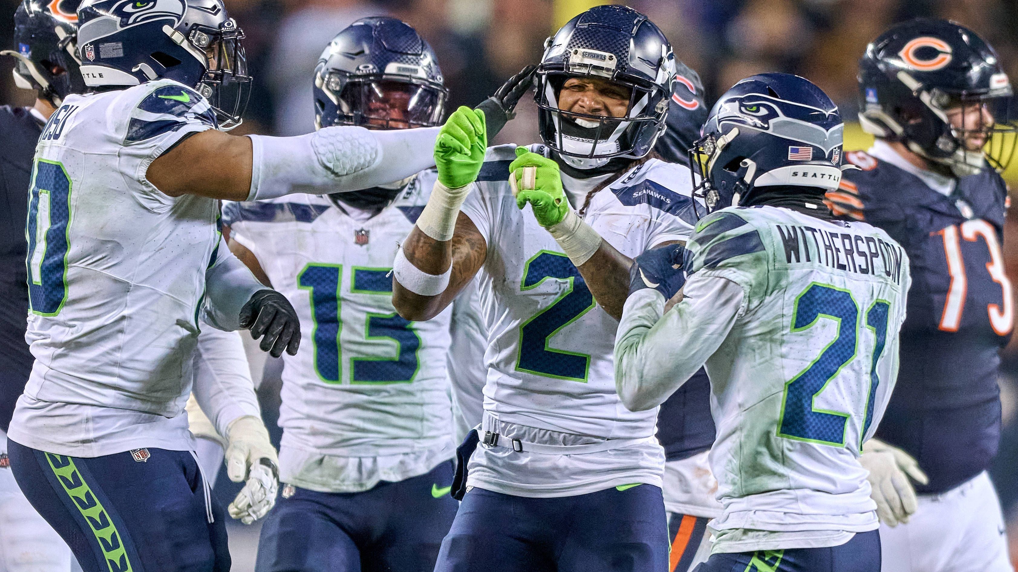 <strong>Platz 21 (geteilt): Seattle Seahawks</strong><br>Gegnerbilanz in 2024: 137-152<br>Prozentualer Anteil der Siege der Gegner: 47,4