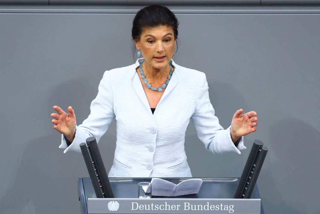 Sahra Wagenknecht wirft Selenskyj Kompromisslosigkeit vor.