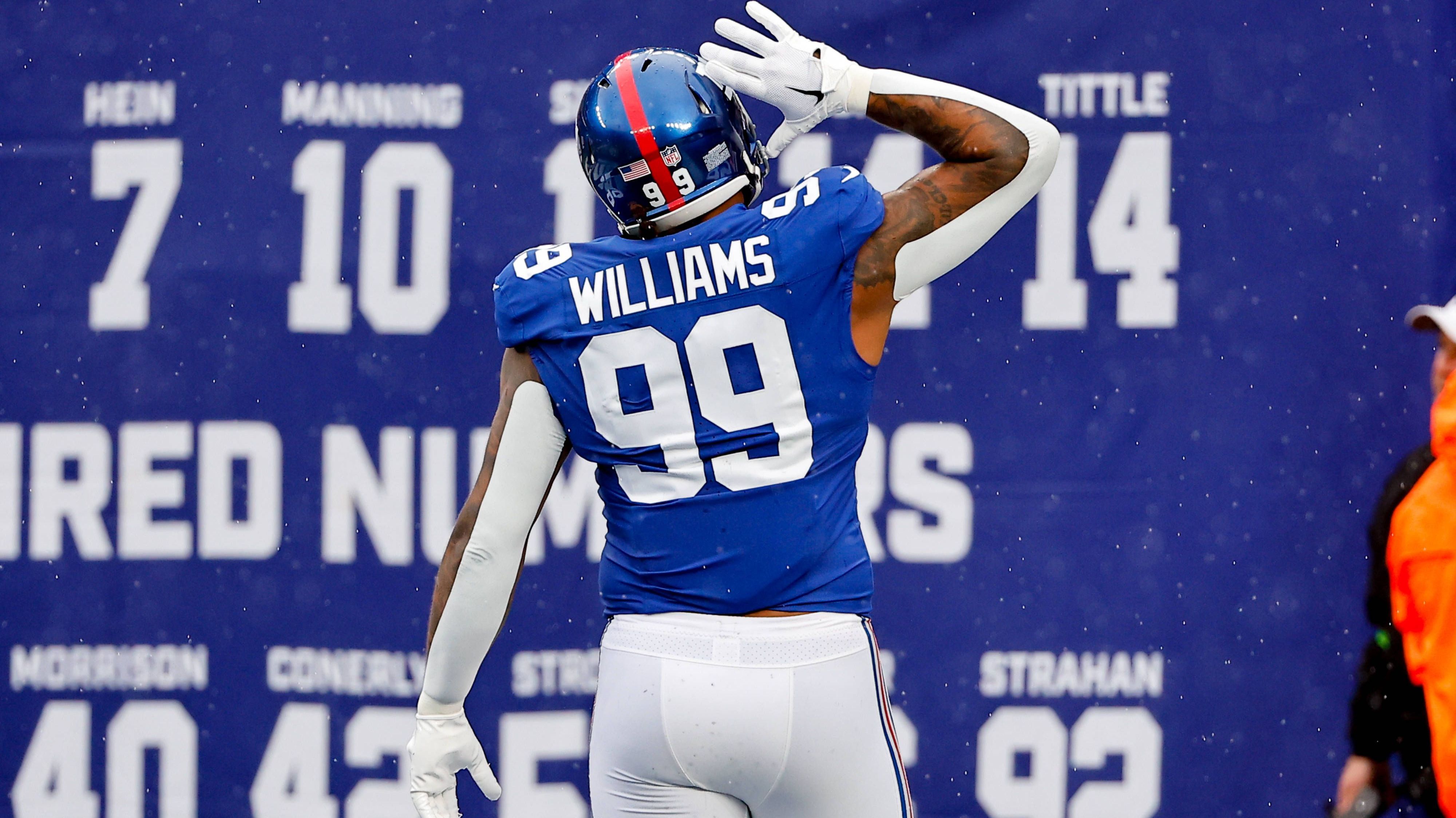 <strong>Gewinner: Leonard Williams (Seattle Seahawks)<br></strong>Der erste Spieler in der Liste, der auch tatsächlich getradet wurde! Defensive End Leonard Williams kommt von den New York Giants und schließt sich den Seahawks an. Damit tauscht der produktive Defensive Lineman den wenig erfolgreichen Standort East Rutherford mit dem in der letzten Dekade durchaus sehr erfolgreichen Standort Seattle.