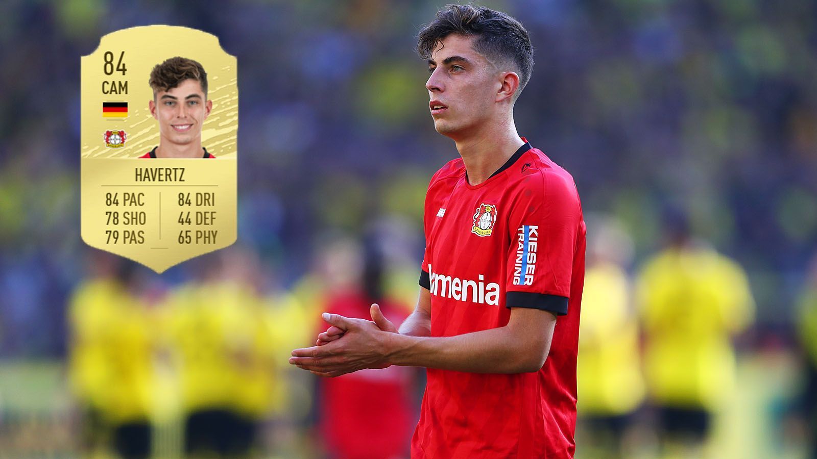 
                <strong>Mittelfeld: Kai Havertz (+8/Bayer 04 Leverkusen)</strong><br>
                Spielstärke: 84Potenzial: 92 (+8)
              