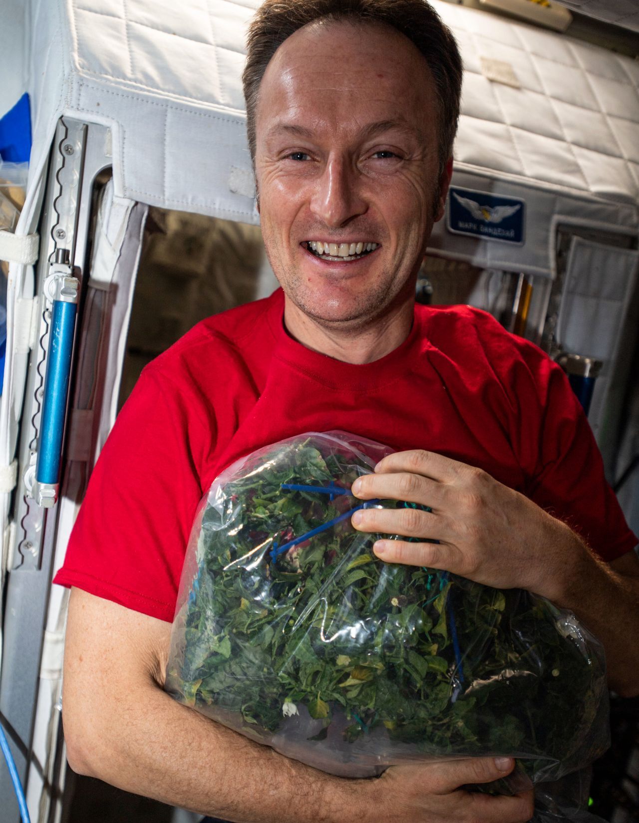 Manchmal arbeiten Astronauten auch als Gärtner. Im Dezember 2021 erntete er Paprika, die später auf der Erde untersucht werden sollen. Ein paar davon durften die Astronauten aber selbst essen.