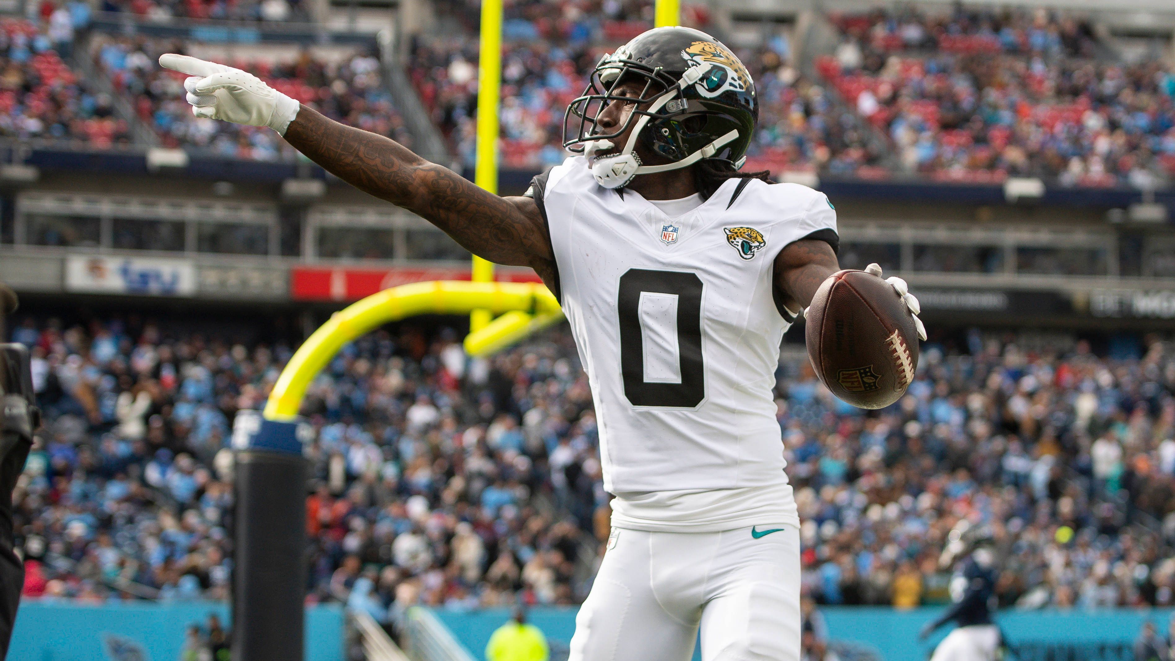 <strong>Jacksonville Jaguars: 12 Spieler</strong><br>Travis Etienne (12), Calvin Ridley (8), Evan Engram (4), Trevor Lawrence (4), Christian Kirk (3), Tank Bisby (2), Zay Jones (2), Parker Washington (2), Jamal Agnew (1), Foyesade Oluokun (1), Brenton Strange (1), Darious Williams (1)