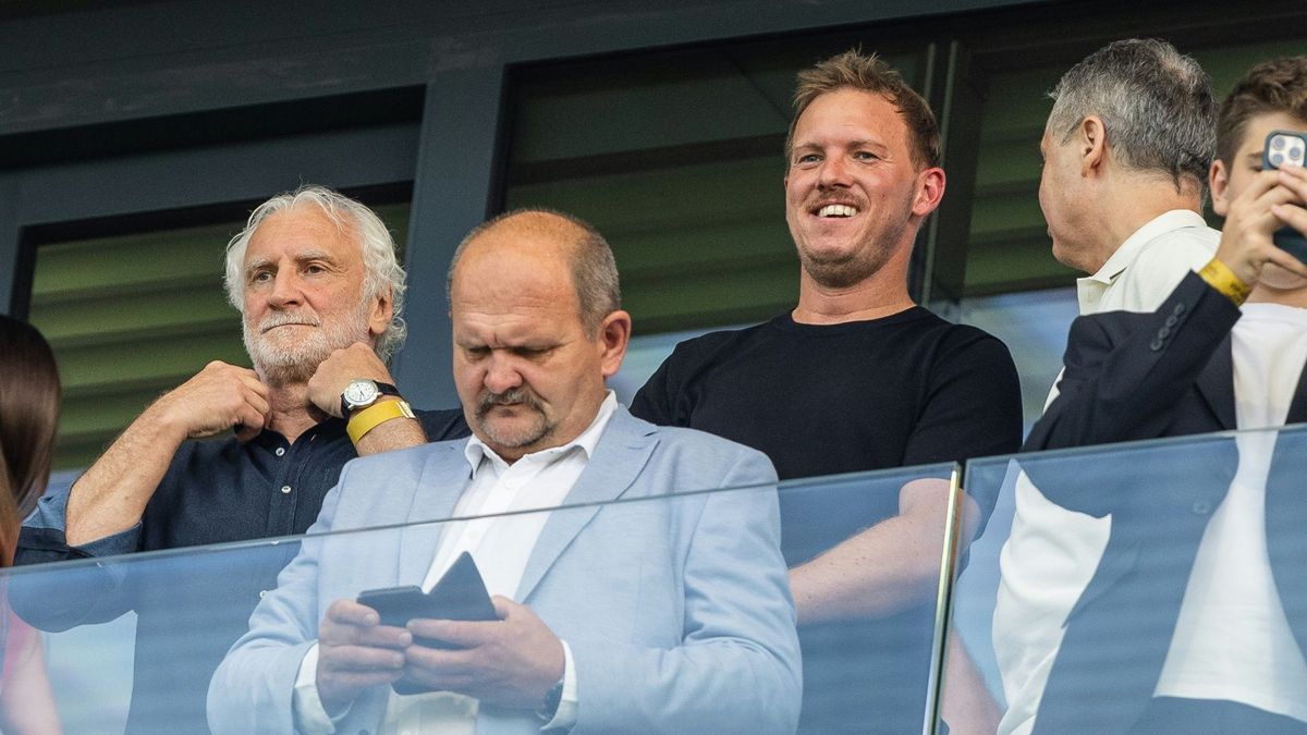 Völler und Nagelsmann in Bratislava