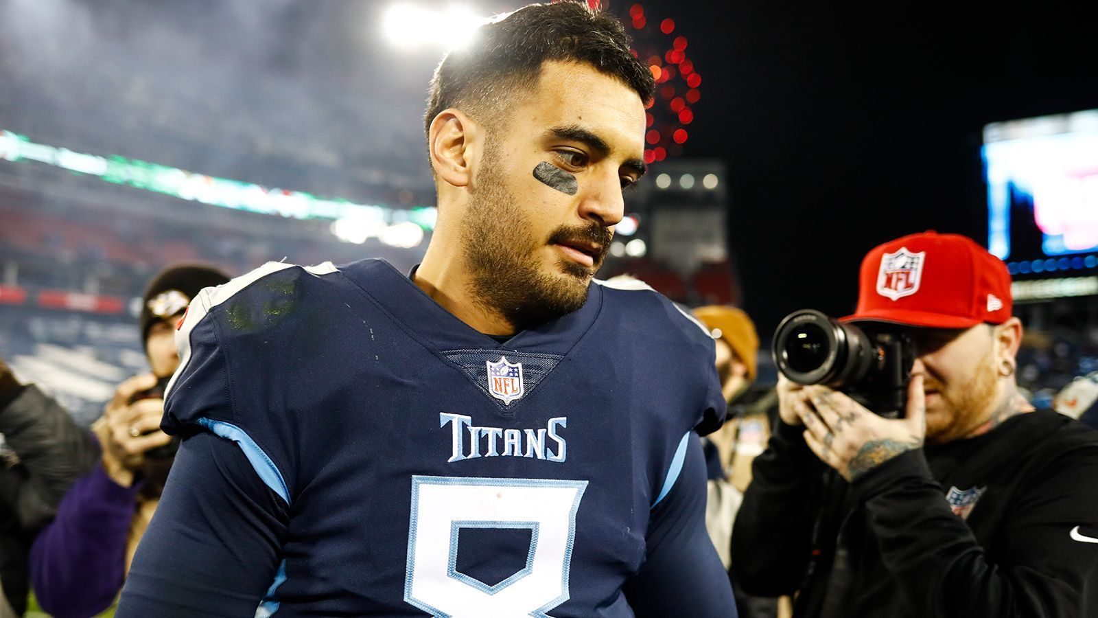 
                <strong>Marcus Mariota (Tennessee Titans)</strong><br>
                Gesamtwertung: 79Spielverständnis: 79Wurfkraft: 88Genauigkeit kurze Pässe: 88Genauigkeit mittlere Pässe: 85Genauigkeit lange Pässe: 87
              