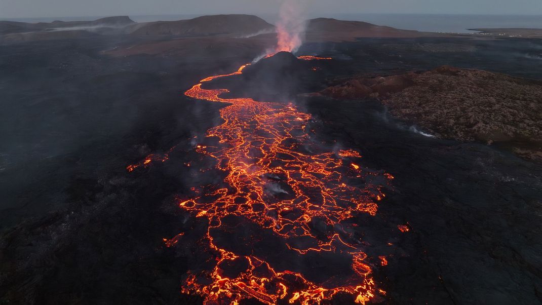 In Island ist es erneut zu einem Vulkanausbruch gekommen.