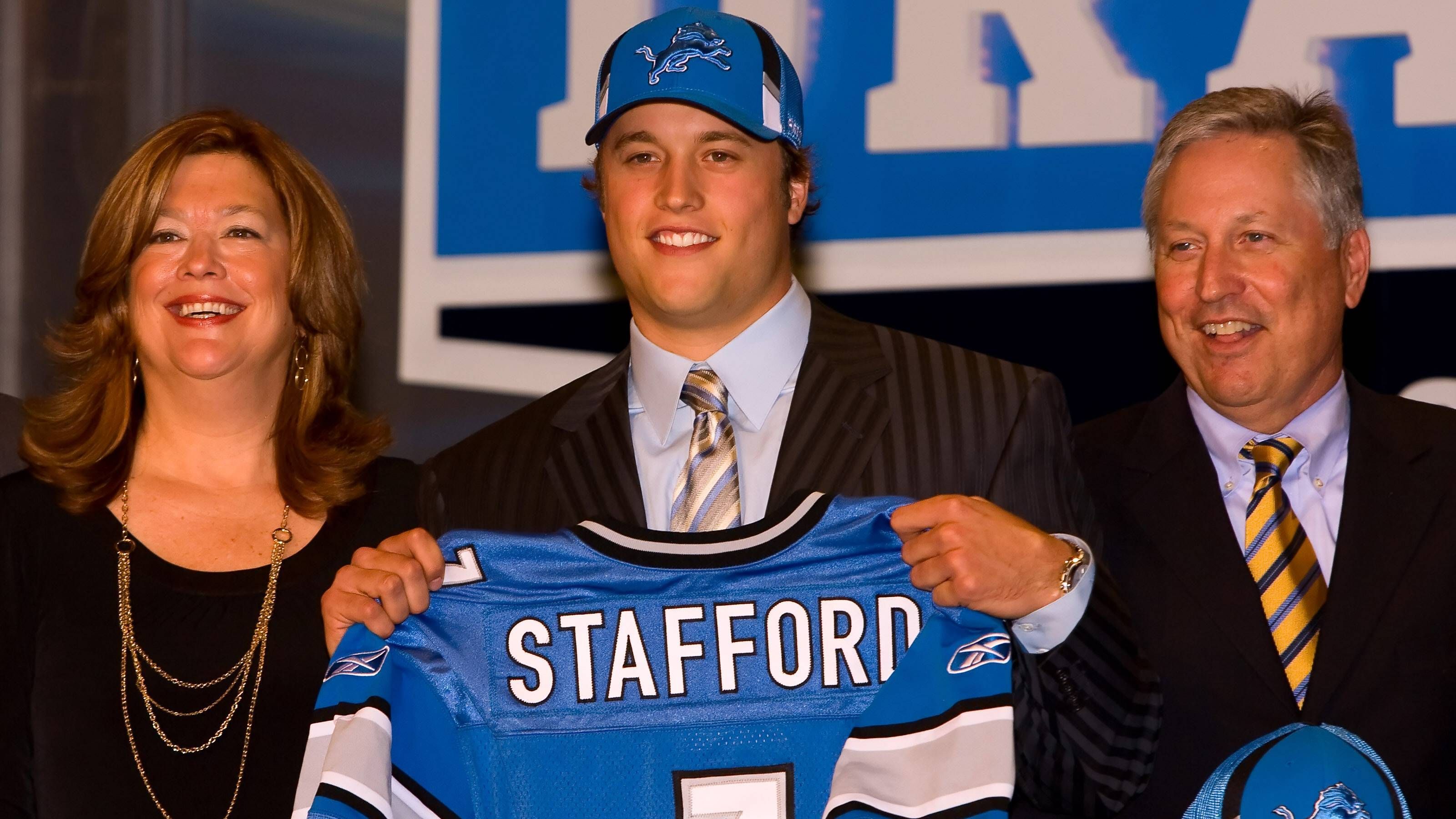 <strong>Vier Nummer-1-Picks: Detroit Lions</strong><br>1943 (Frank Sinkwich), 1950 (Leon Hart), 1980 (Billy Sims) und 2009 (Matthew Stafford/Bild)