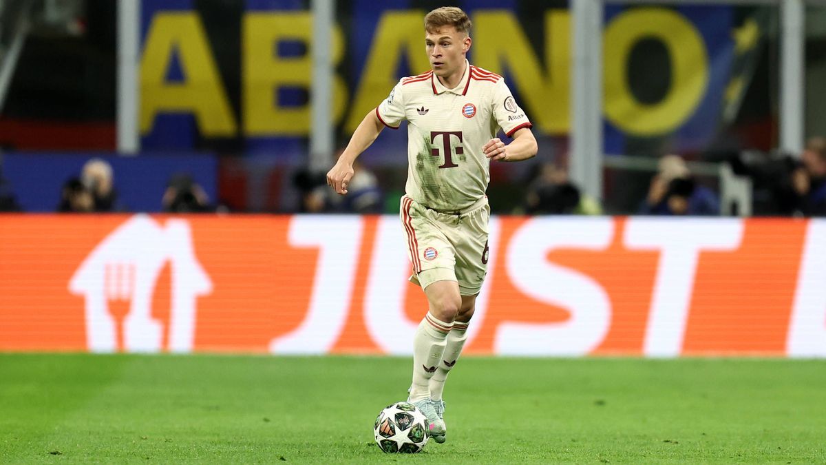 FC Internazionale - Fc Bayern Munchen Joshua Kimmich of FC Bayern Munchen in action during the UEFA Champions League 2024 25 quarter-final second leg match between FC Internazionale and Fc Bayern M...