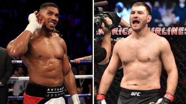 
                <strong>Anthony Joshua vs. Stipe Miocic</strong><br>
                UFC-Schwergewichts-Champion Stipe Miocic hat ein Auge auf Box-Superstar Anthony Joshua geworfen. In sozialen Netzwerken forderte der Amerikaner den Schwergewichts-Weltmeister öffentlich zu einem Crossover Fight heraus. Miocic will allerdings nicht wie McGregor sein Glück im Boxring versuchen. Seine Idee ist es, Joshua mit viel Geld ins Octagon zu locken. Ob AJ für solch ein Experiment auf dem Höhepunkt seiner Karriere offen ist, ist fraglich. Die Fans würden allerdings in Scharen kommen. 
              