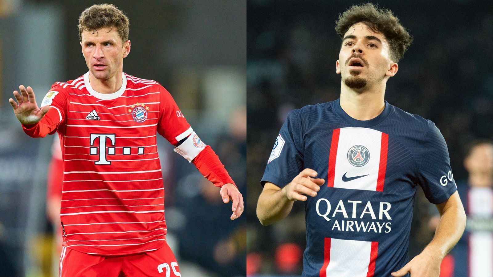 
                <strong>Mittelfeld: Thomas Müller vs. Vitinha</strong><br>
                Routine pur und immer wieder ungewöhnliche bzw. außergewöhnliche Aktionen - das bringt Thomas Müller mit. Das Bayern-Eigengewächs brillierte in den zurückliegenden Bundesliga-Spielen mal wieder als sehr verlässlicher Vorlagengeber, steuerte in den Partien gegen Union Berlin und dem VfB Stuttgart drei Assists bei. Damit zeigt der 33-Jährige gerade rechtzeitig vor dem Rückspiel gegen PSG aufsteigende Form. PSG-Profi Vitinha ist da im direkten Vergleich schon deutlich unkreativer vor dem gegnerischen Tor. Der Portugiese hat wettbewerbsübergreifend in der gesamten Saison erst zwei Torbeteiligungen, daher geht hier der Punkt auch klar an Müller. Zwischenstand: 8:4
              