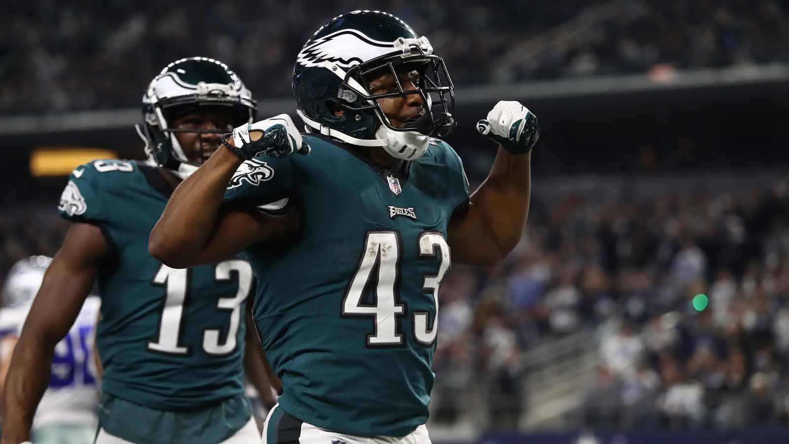 
                <strong>Darren Sproles (Running Back)</strong><br>
                Status: Unrestricted Free AgentAlter: 35Gehalt Saison 2018: 1.433.000 DollarSpiele 2018 (Regular Season + Playoffs): 6 + 2Im Team seit: 2014Erfolge mit Eagles: Super Bowl LII Champion
              