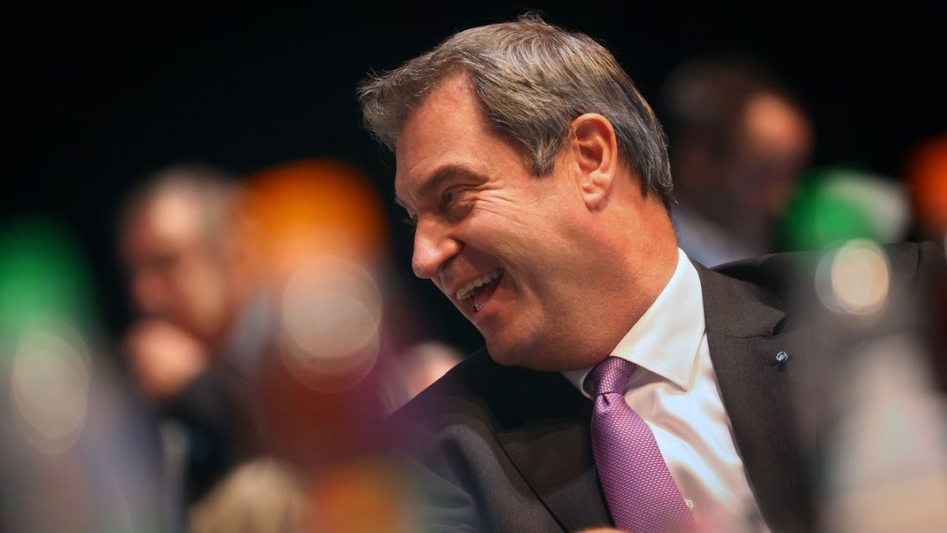 Parteichef Markus Söder beim CSU-Parteitag Ende Oktober in Augsburg.