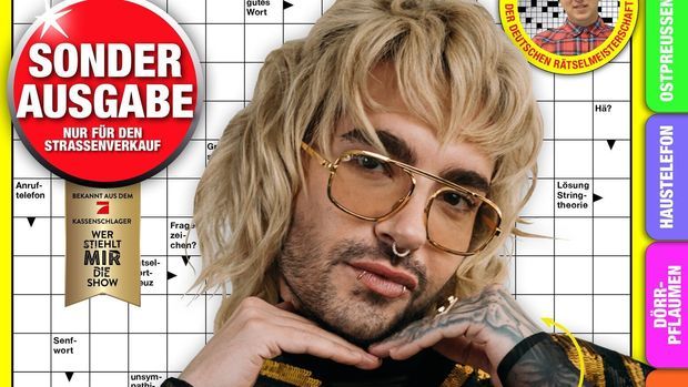 Das Rätselheft von "Wer stiehlt mir die Show?" Staffel 5 mit Bill Kaulitz