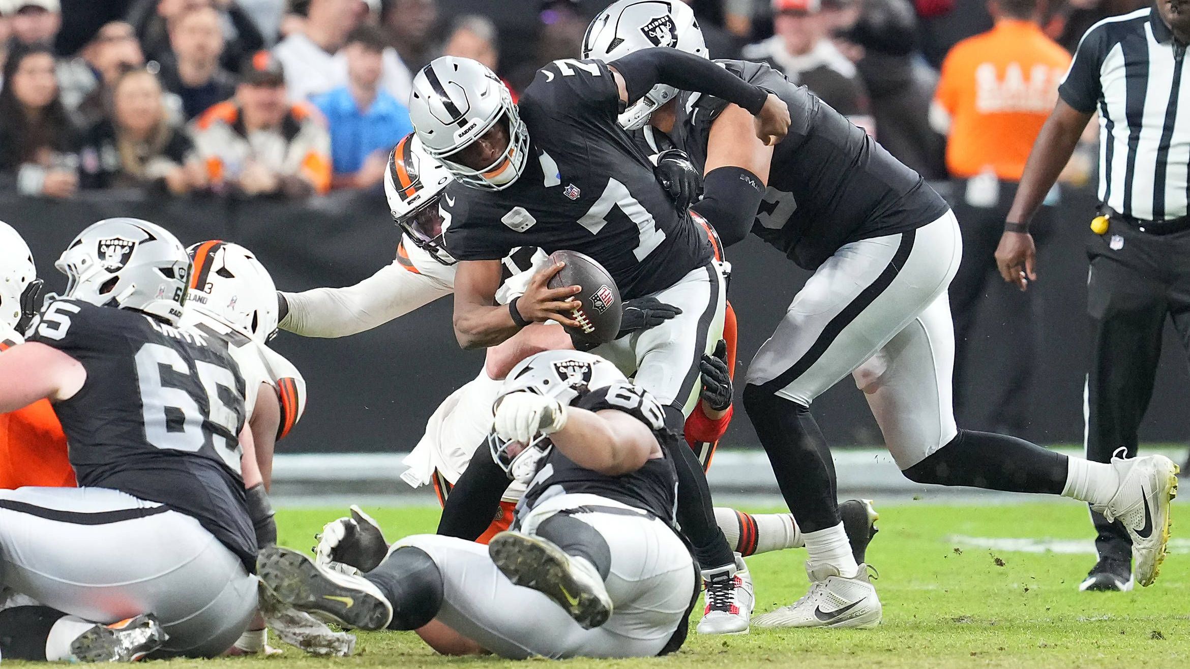 <strong>Las Vegas Raiders (2-9)</strong><br>Die Chancen, die Playoffs zu erreichen, liegen bei einem Prozent.