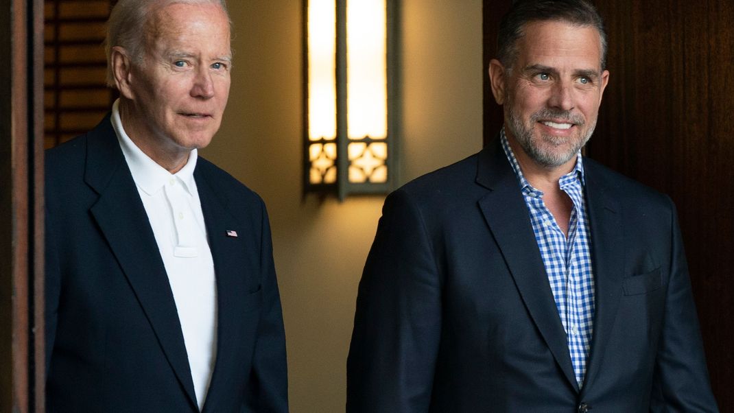 Joe Biden, Präsident der USA, und sein Sohn Hunter Biden.