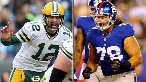 
                <strong>Packers-Giants</strong><br>
                NFC Wild Card Round - Green Bay Packers vs. New York Giants: Markus Kuhn und seine Giants bekommen es mit Aaron Rodgers und den Packers zu tun. Die Giants schaffen momentan den Sprung in die Wild Card Round mit fünf Siegen und fünf Niederlagen, während Green Bay mit sechs Siegen und drei Niederlagen zumindest ansatzweise eine bessere Saison spielt. 
              