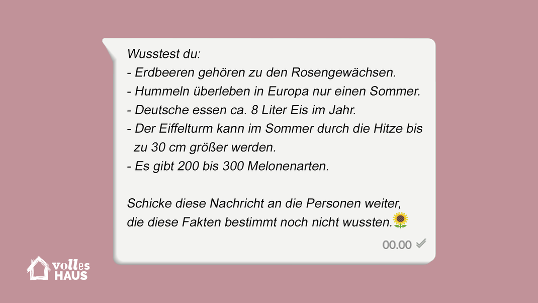 Kostenlose WhatsAppKettenbriefe 5 ausgefallene Nachrichten für