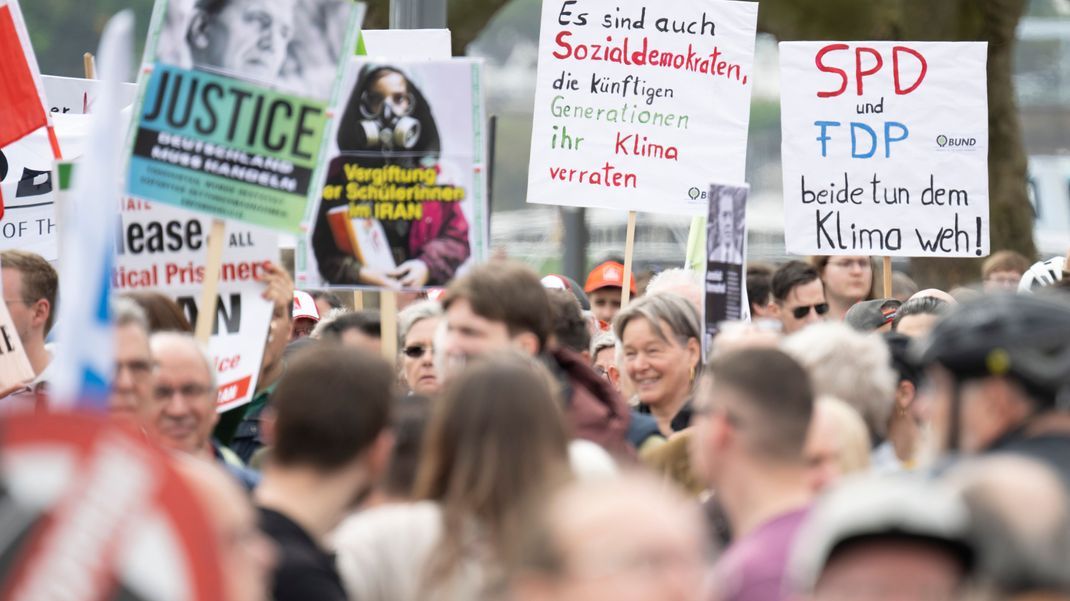 Die Veranstaltungen des Deutschen Gewerkschaftsbundes zum Tag der Arbeit standen in diesem Jahr unter dem Motto "Ungebrochen solidarisch".