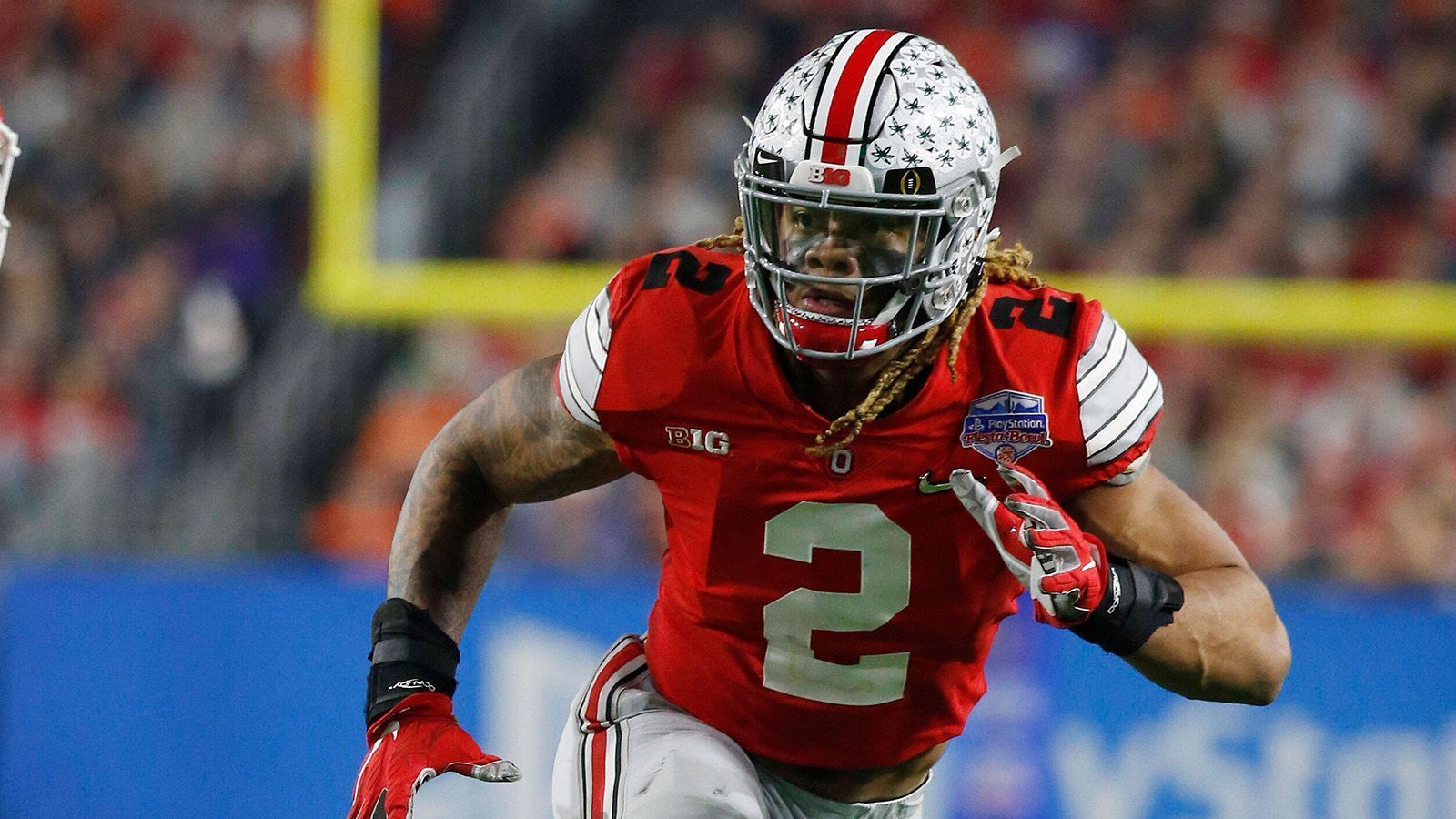 
                <strong>Platz 28 (geteilt): Chase Young</strong><br>
                Quote: +10.000Position: Defensive EndTeam: Ohio State Buckeyes (College)größte Erfolge: 1x Chuck Bednarik Award (2019) für den besten defensiven Spieler der Saison
              