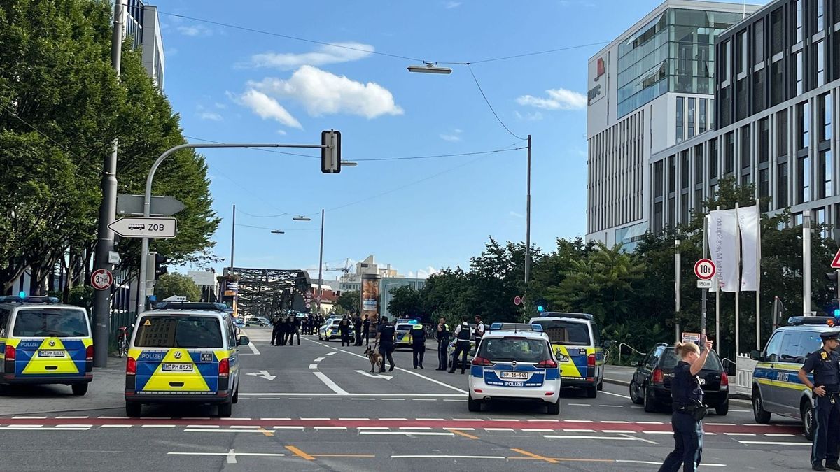 Massiver Polizeieinsatz in München