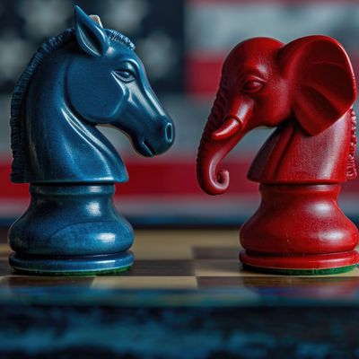 Political chess: Democrats versus Republicans