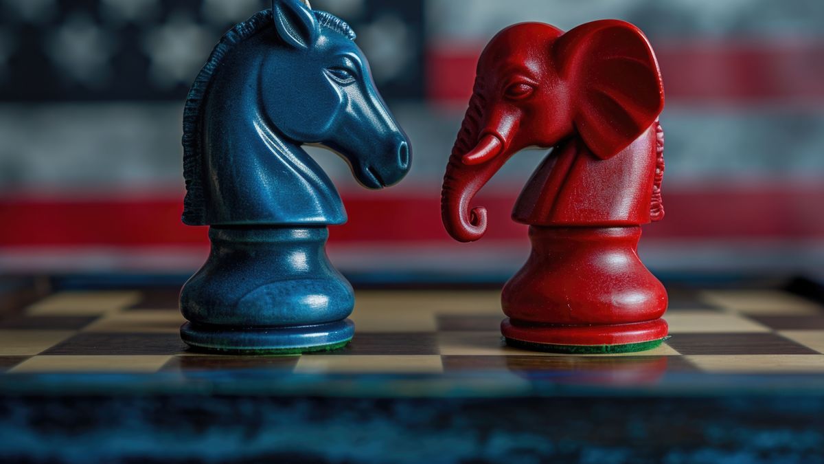 Political chess: Democrats versus Republicans