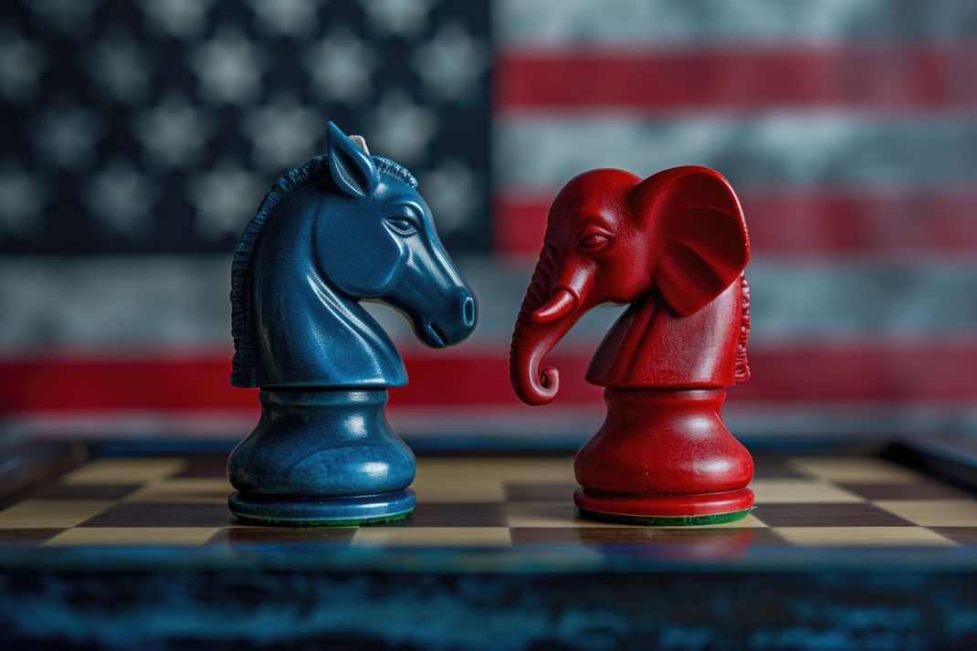 Die US-Parteienlandschaft wird traditionell von zwei Parteien dominiert: den Demokraten und den Republikanern. (Symbolbild)
