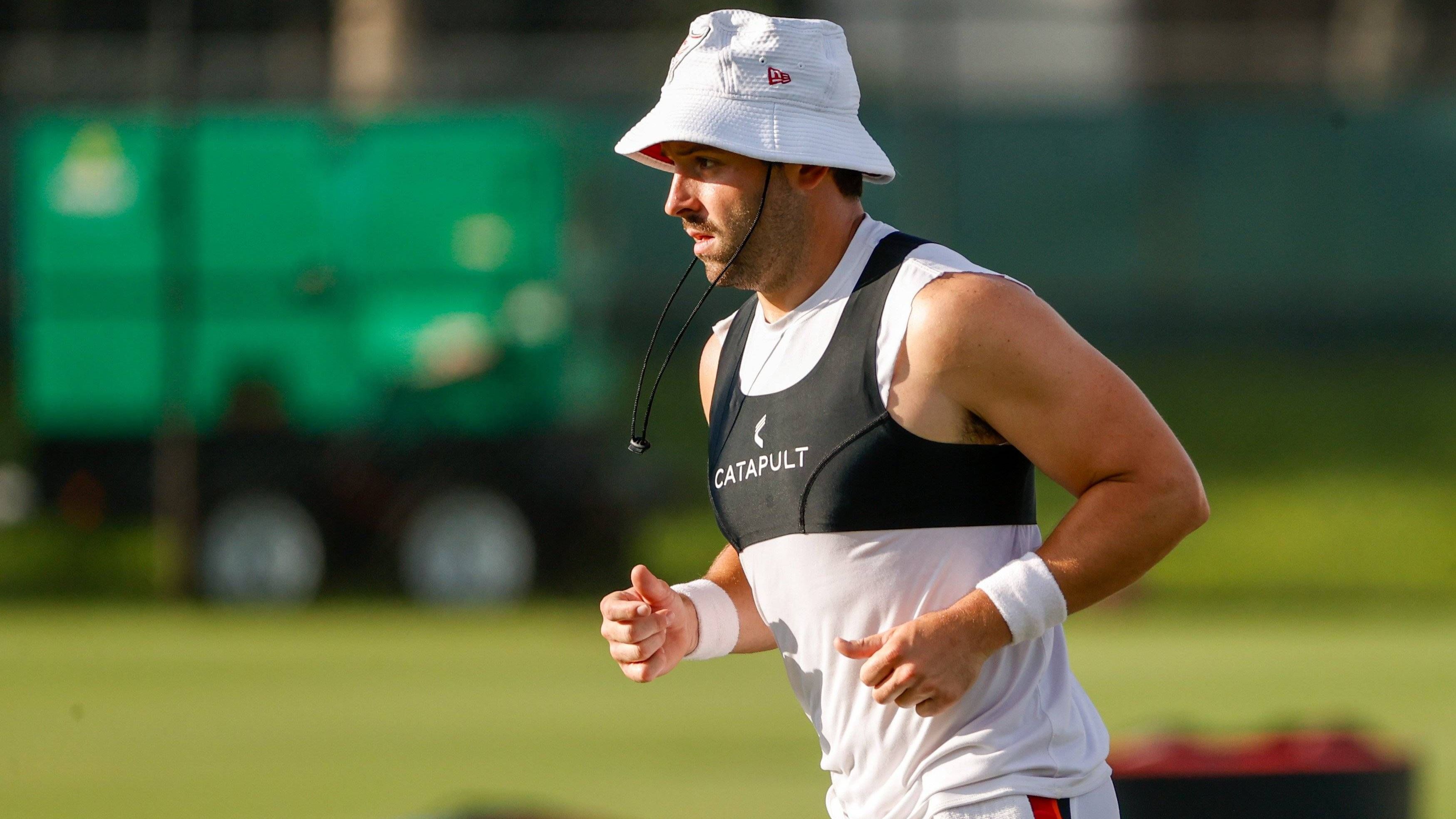 <strong>9. Platz:</strong> Baker Mayfield (Tampa Bay Buccaneers)<br><strong>Overall-Bewertung:</strong> 85