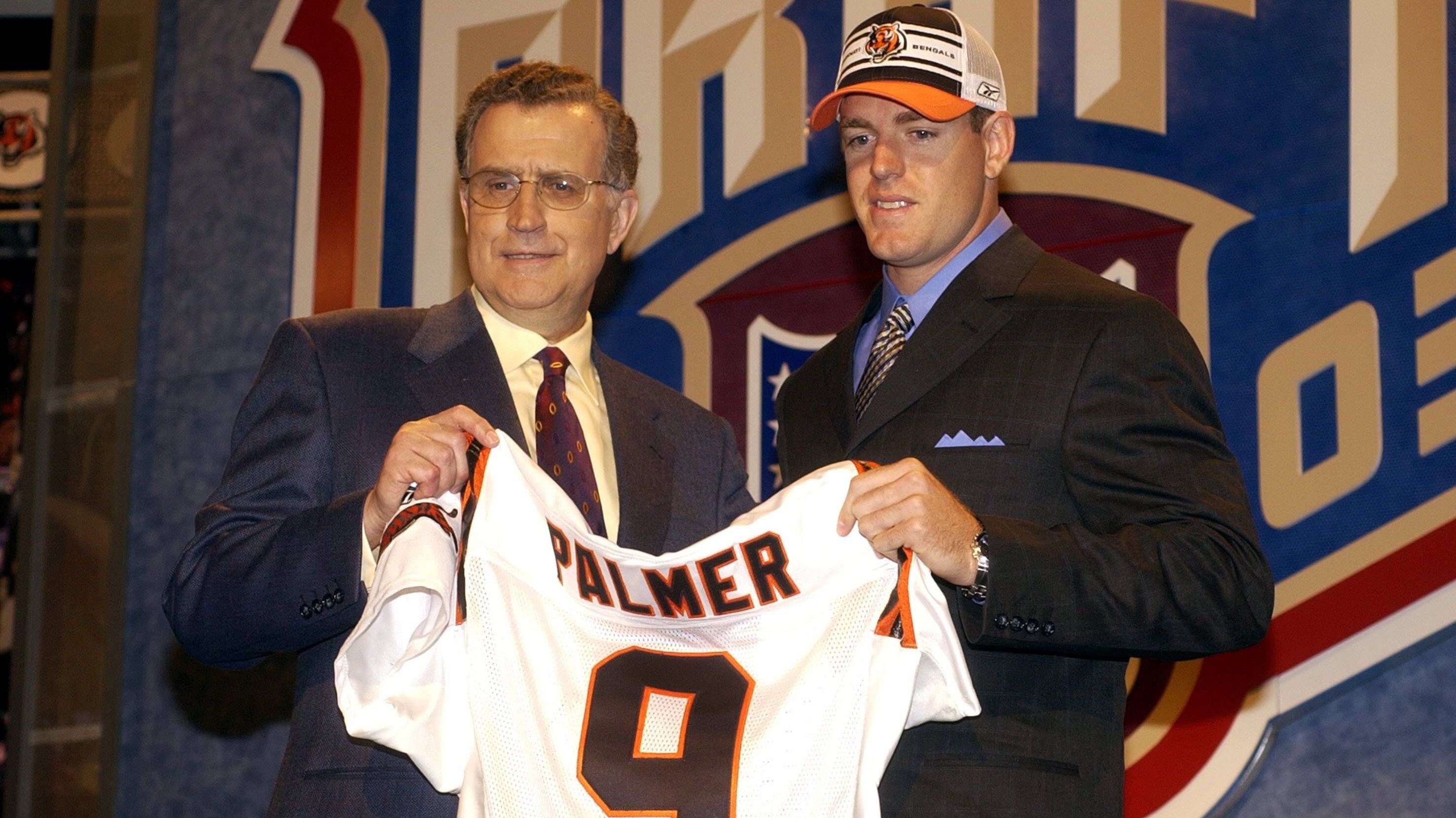 <strong>Carson Palmer - 2003</strong><br>Position: Quarterback<br>Draft-Team: Cincinnati Bengals<br>Erfolge: Heisman Trophy, 3x Pro Bowl<br>Karriereende: 2017