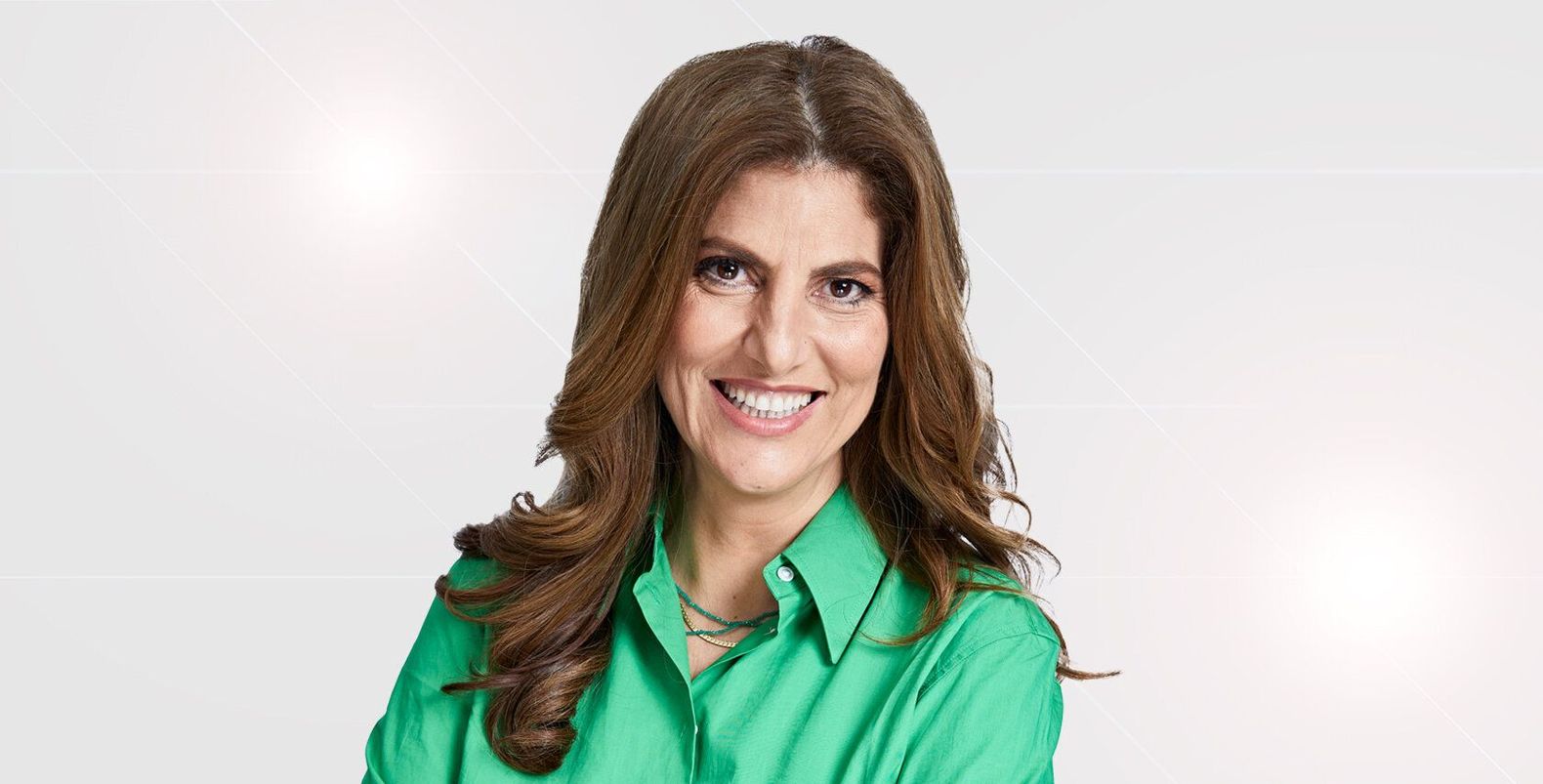 Maria Kyriacou mit Hintergrund