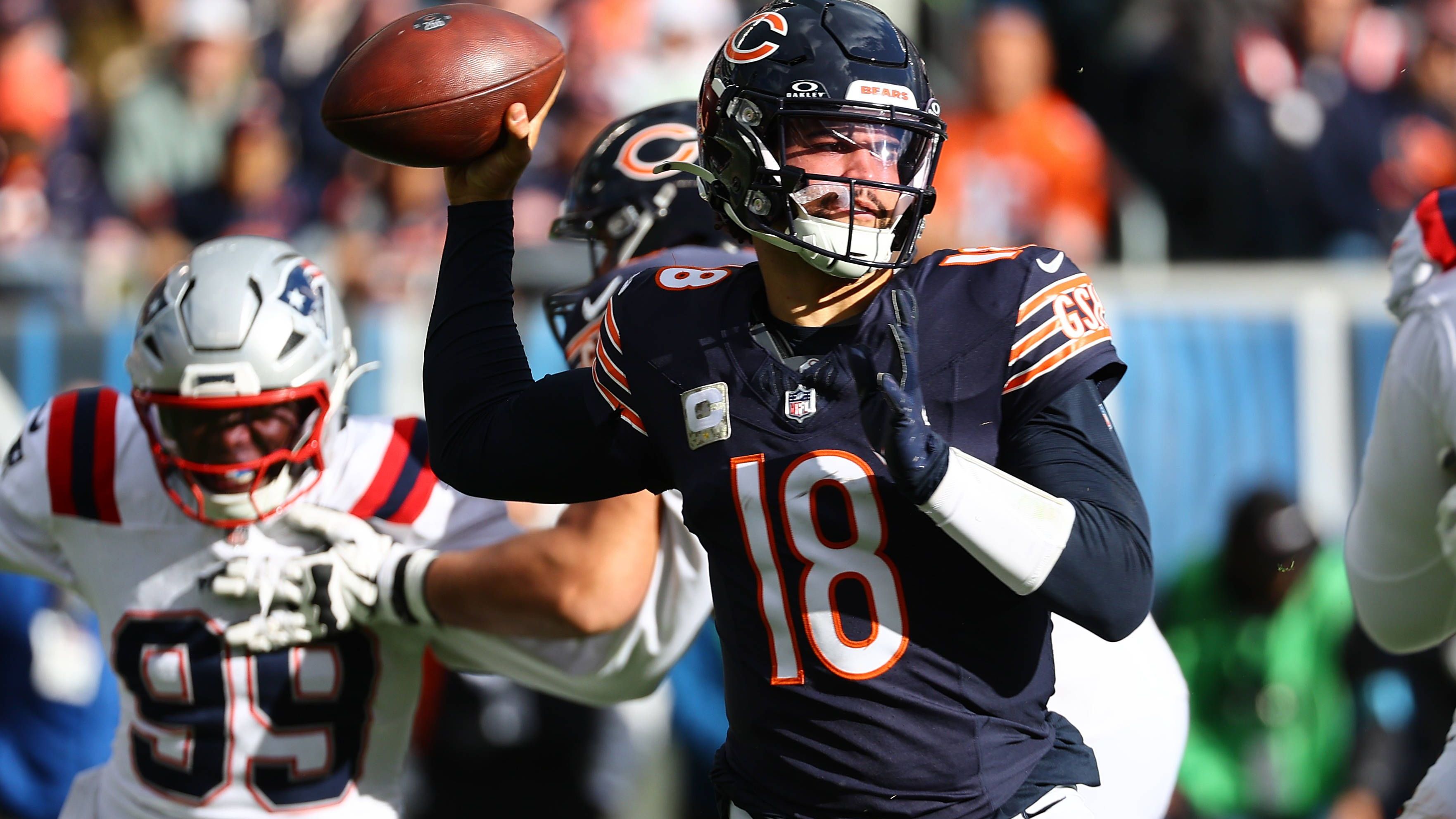 <strong>Chicago Bears</strong><br>Angstgegner: New England Patriots<br>Bilanz: 4-11<br>Winning Percentage: 0,267