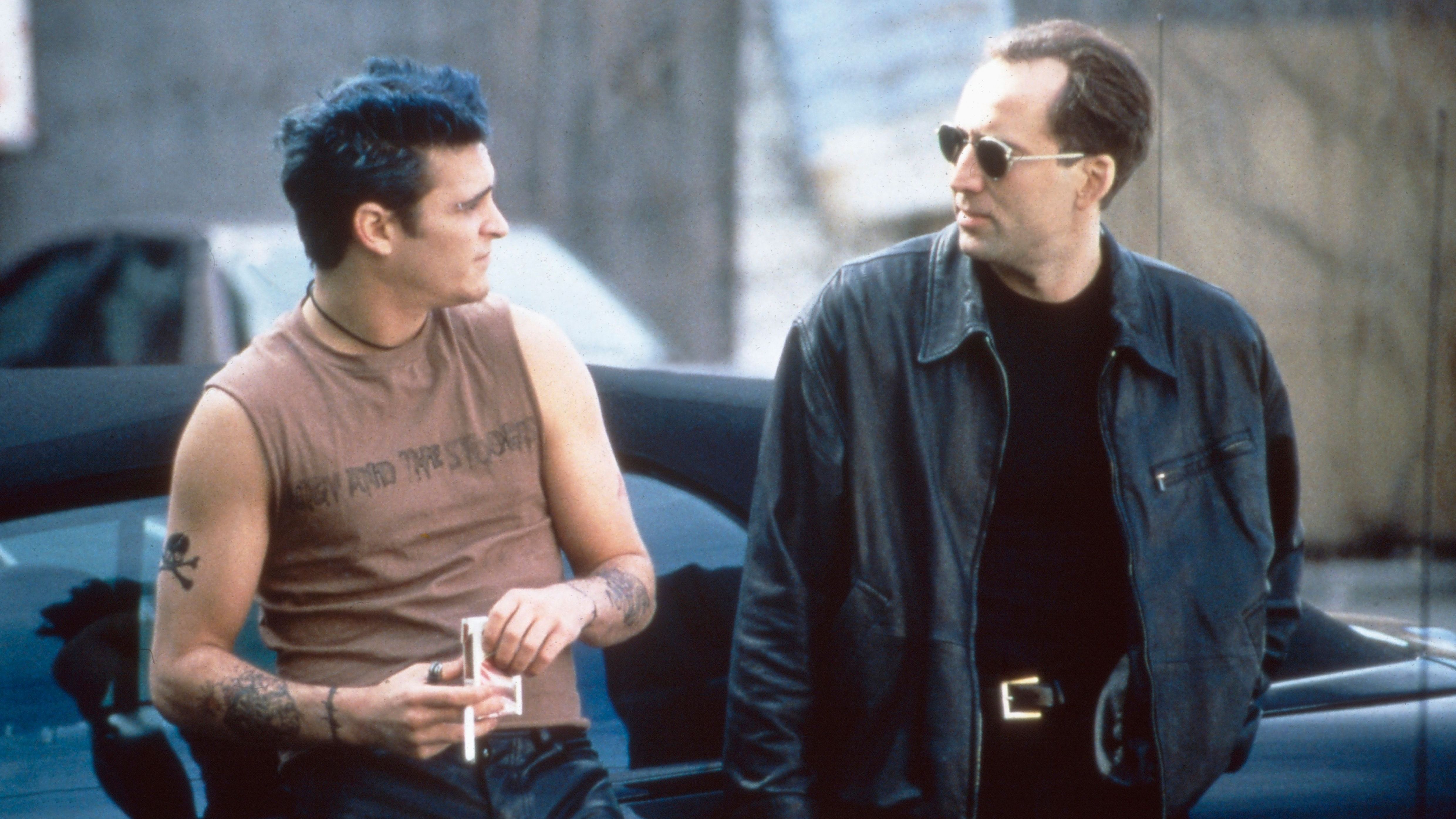 In diesem Thriller spielen Joaquin Phoenix (l.) und Nicolas Cage (r.) Seite an Seite, um ein mögliches Verbrechen aufzuklären.