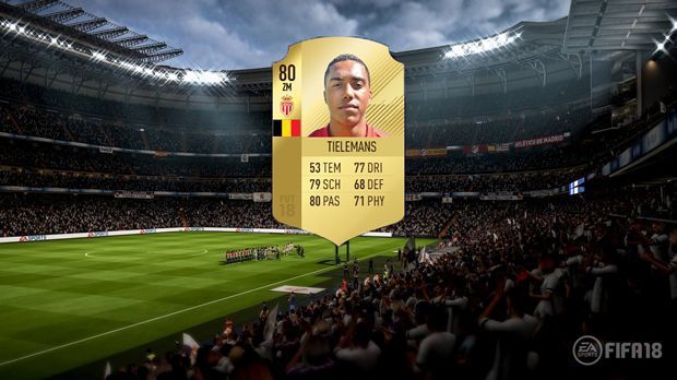 
                <strong>Platz 5: Youri Tielemans (AS Monaco)</strong><br>
                Alter: 20Gesamtstärke zu Beginn: 80Potential: 90
              