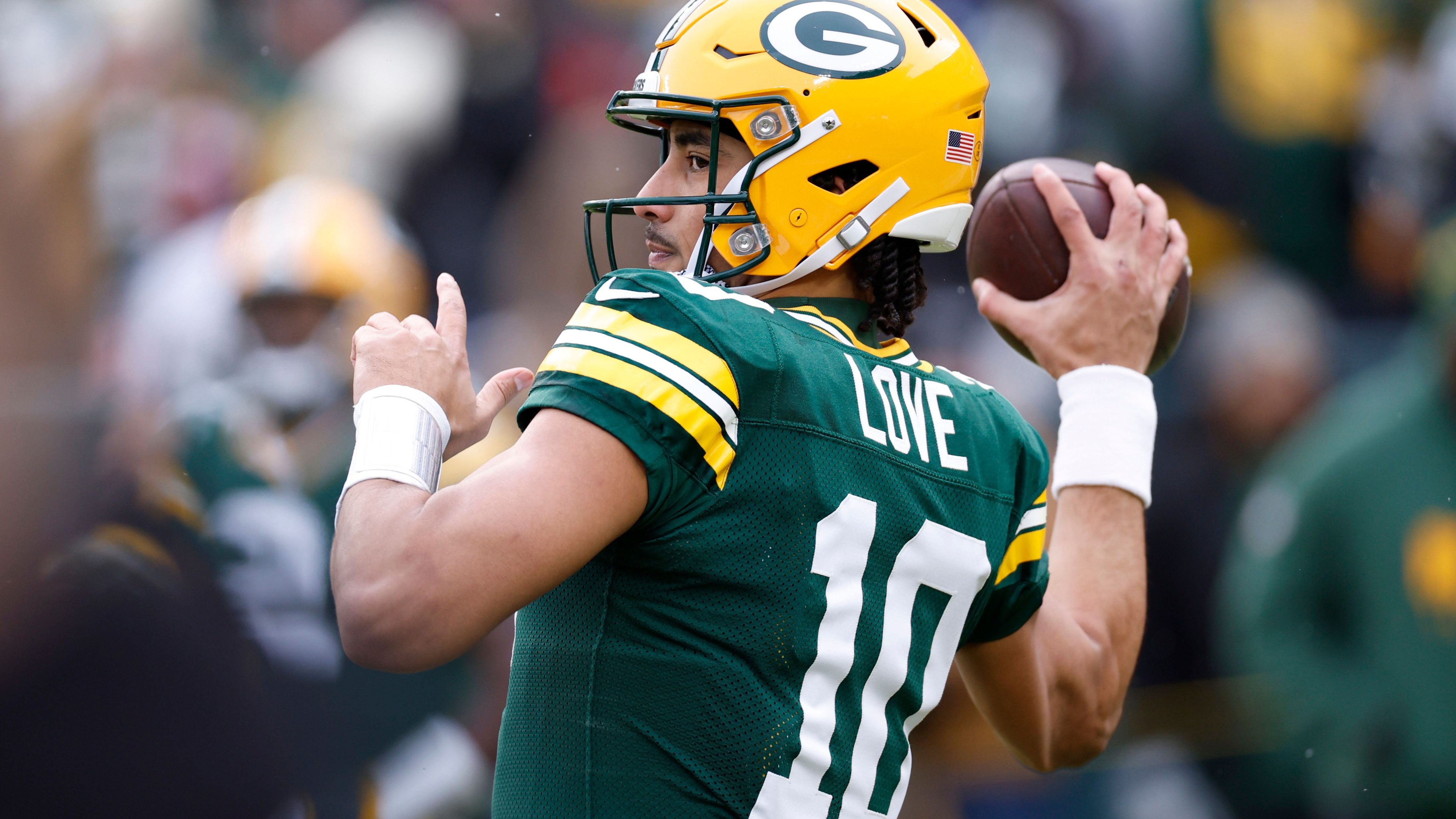 <strong>NFC North - Green Bay Packers</strong><br><strong>Wide Receiver</strong>: Romeo Doubs, Matthew Golden, Jayden Reed<br><strong>Offensive Line</strong>: Rasheed Walker, Aaron Banks, Elgton Jenkins, Sean Rhyan, Zach Tom<br><strong>Tight End</strong>: Tucker Kraft<br><strong>Quarterback</strong>: Jordan Love<br><strong>Running Back</strong>: Josh Jacobs<br><strong>Fullback</strong>: /