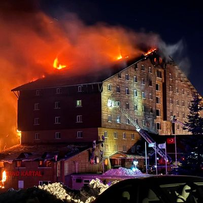 Brand in Ski-Ressort in der Türkei