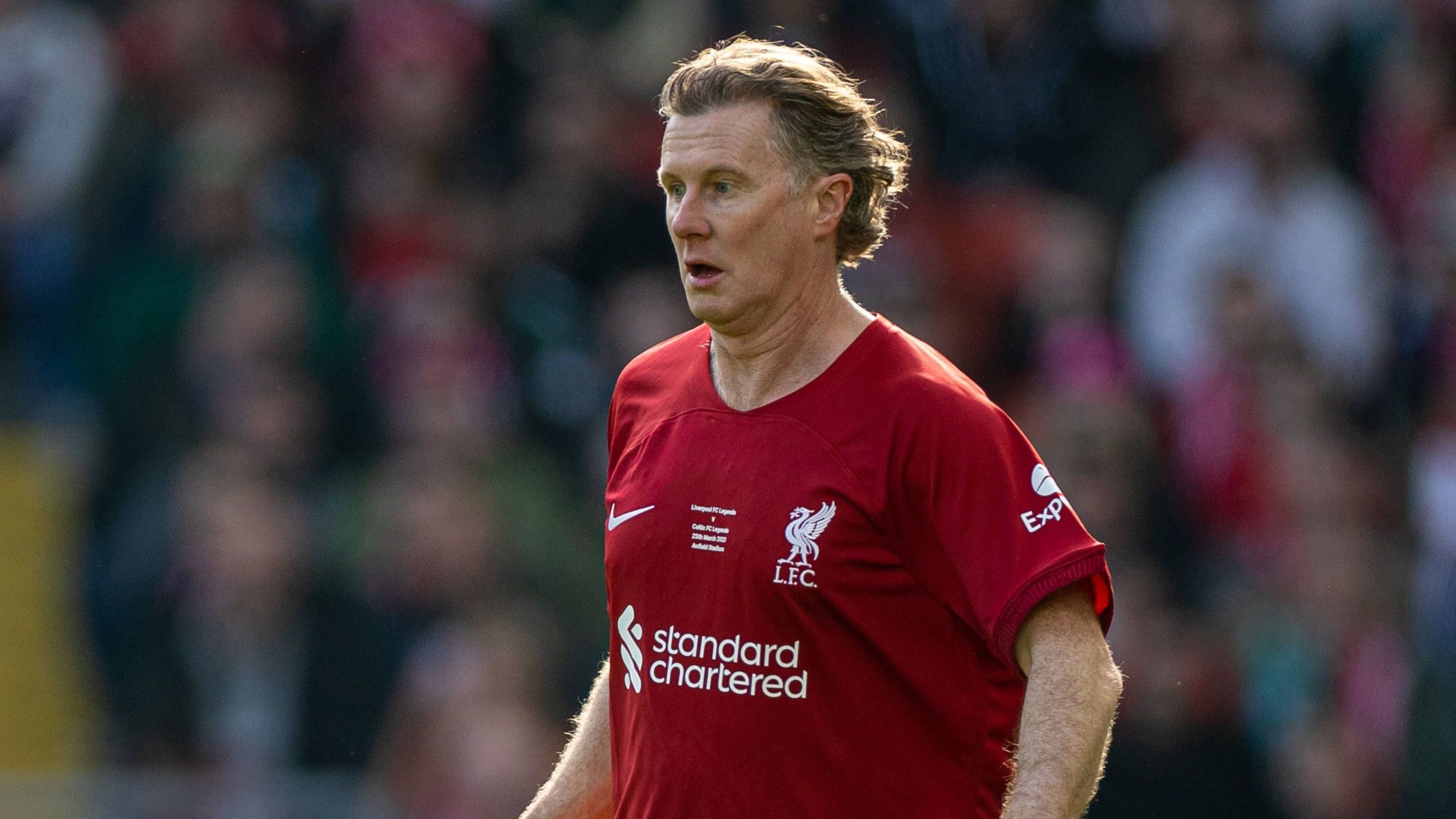 <strong>England: Steve McManaman (Kapitän)</strong><br>Alter: 51<br>Position: Rechtes Mittelfeld<br>Klubs: FC Liverpool, Real Madrid, Manchester City