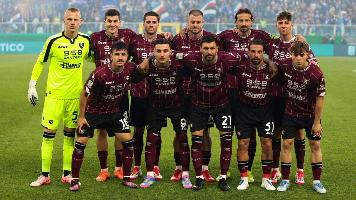 Teamfoto der US Salernitana