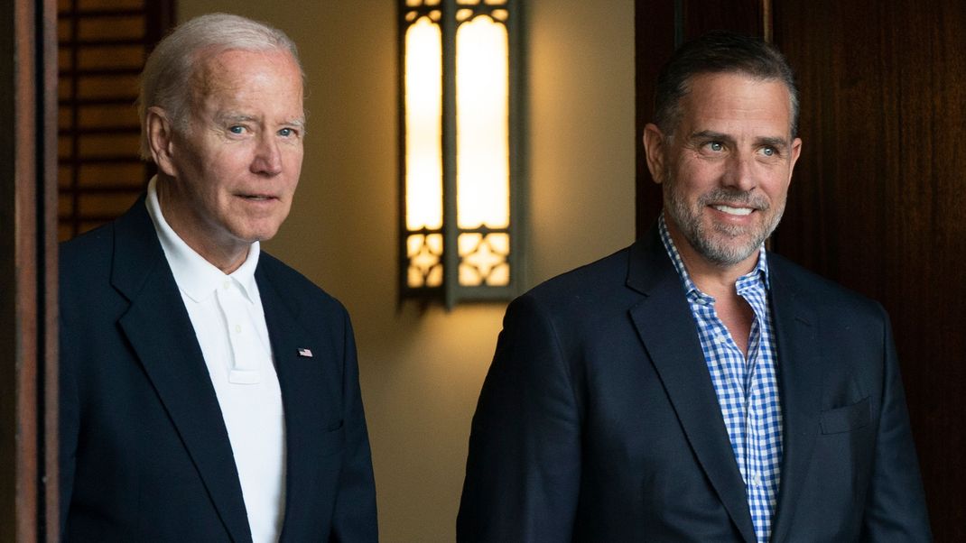 Joe Biden, Präsident der USA, und sein Sohn Hunter Biden.