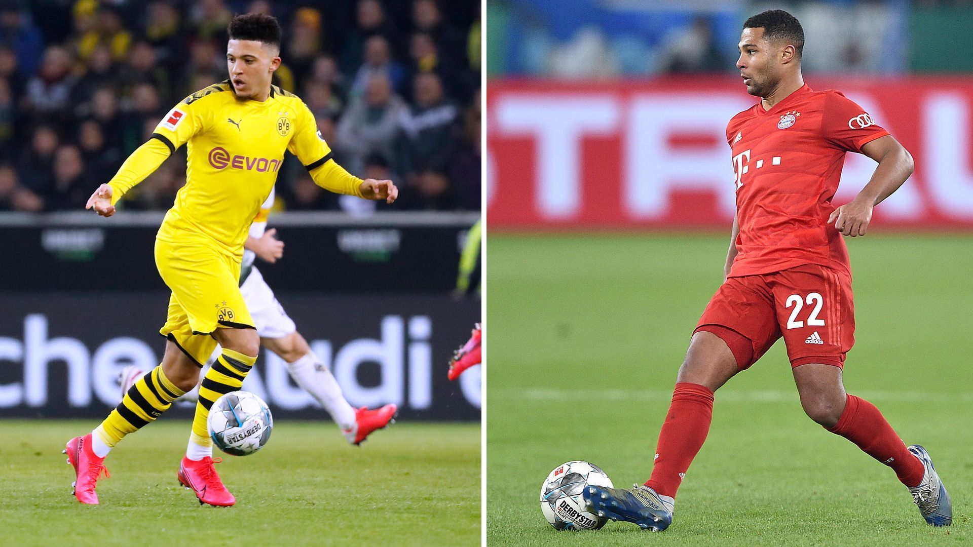
                <strong>Rechtes Mittelfeld: Jadon Sancho vs. Serge Gnabry</strong><br>
                Nach zwei Kurzeinsätzen gegen Schalke und Wolfsburg dürfte Sancho gegen Bayern wieder von Beginn an auflaufen. Schon nach seiner Einwechslung gegen Wolfsburg hat er das Offensivspiel der Dortmunder wiederbelebt, nicht nur wegen seiner Vorlage zum 2:0. Mit 14 Treffern und 17 Vorlagen in der Liga ist der 20-Jährige Topscorer bei den Borussen und gegen die Bayern will er diese Statistik sicherlich noch gerne weiter ausbauen. Benjamin Pavard wird sicherlich jede Menge zu tun bekommen gegen den wieselflinken Rechtsaußen. Auf der Gegenseite läuft Serge Gnabry aktuell seiner Top-Form etwas hinterher und ist körperlich noch nicht bei 100 Prozent. In diesem hochklassigen Duell geht der Punkt an Sancho. BVB 3,5:4,5 Bayern
              